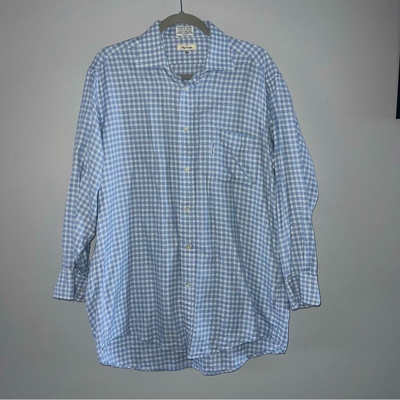 Faconnable Weave Pattern Button Down dress shirt size 16.5 Detailed - Picture 2 of 12